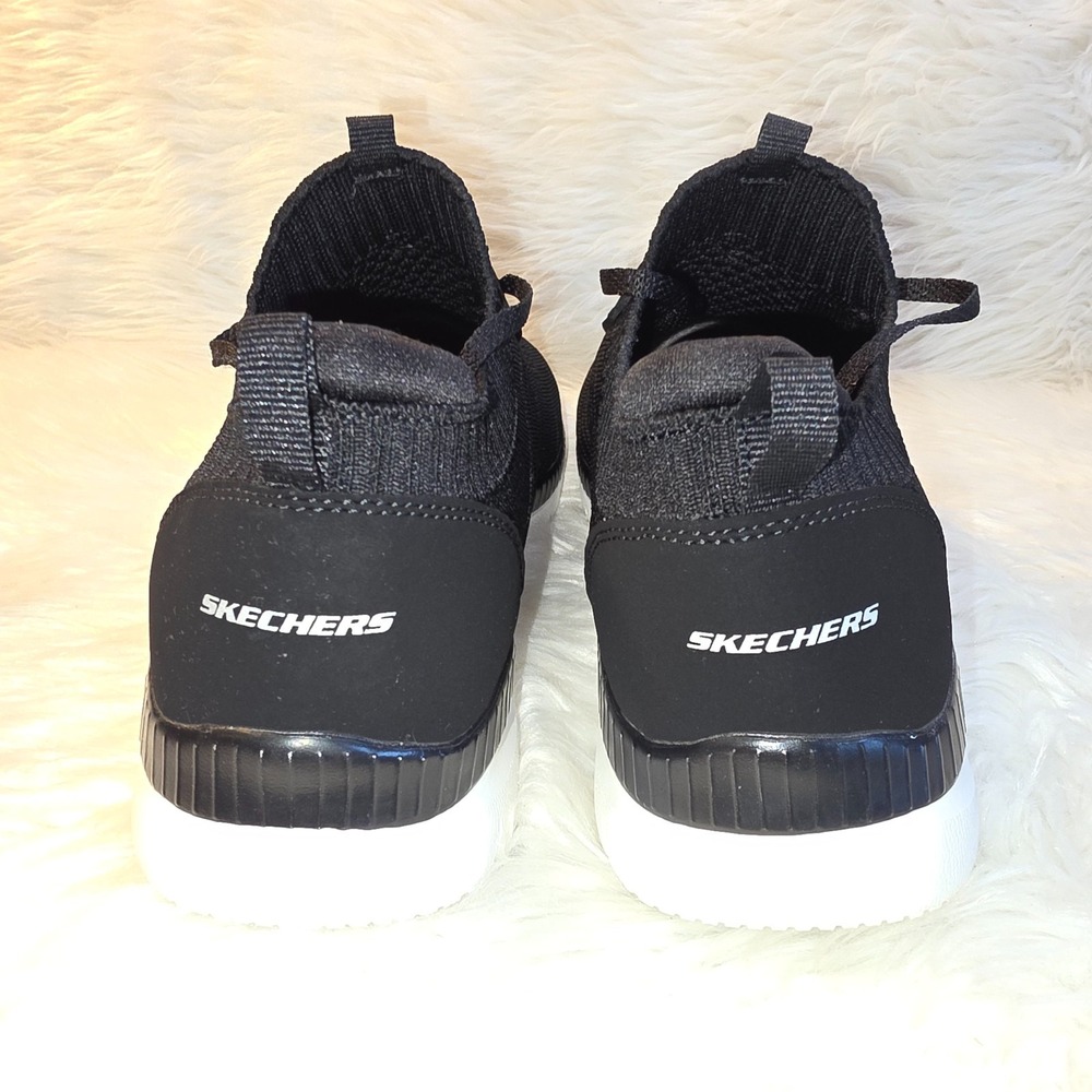 Skechers Bountiful Sneakers – Women's Size 10 — Black/White 56124 BKW - Picture 5 of 8